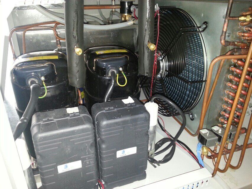 試驗箱部分內部示意圖
